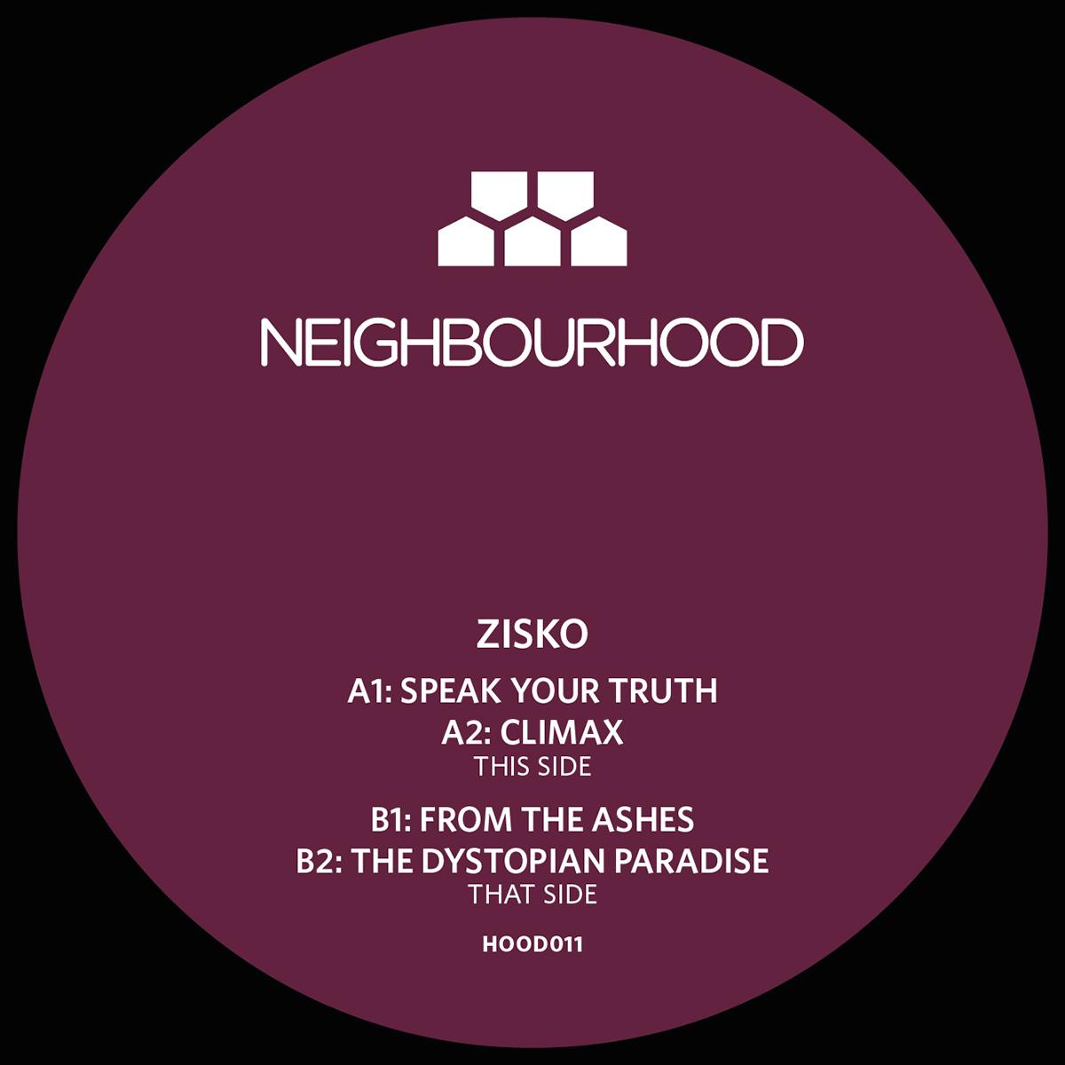 *PRE-ORDER* Zisko 'Speak Your Truth EP' 12"