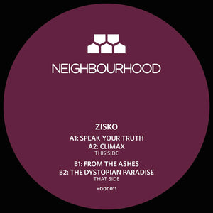 *PRE-ORDER* Zisko 'Speak Your Truth EP' 12"