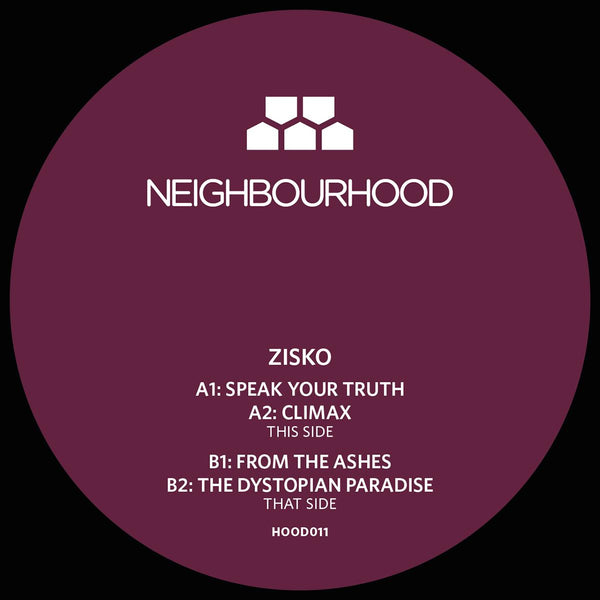 *PRE-ORDER* Zisko 'Speak Your Truth EP' 12"