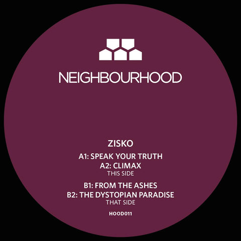 *PRE-ORDER* Zisko 'Speak Your Truth EP' 12"