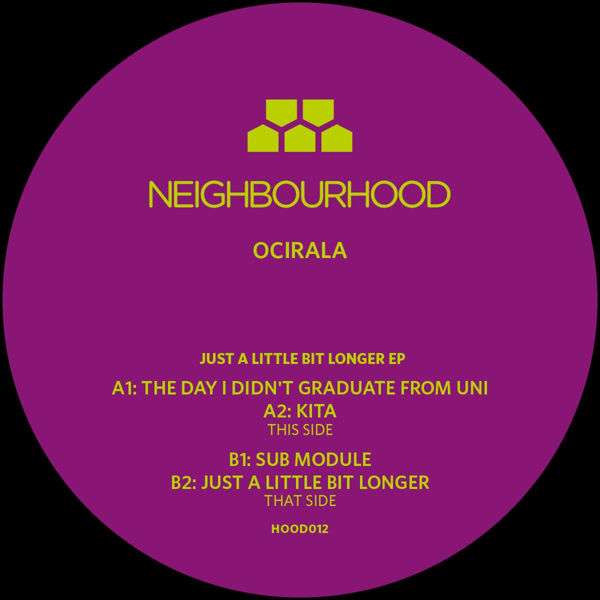 OCIRALA 'JUST A LITTLE BIT LONGER' 12"