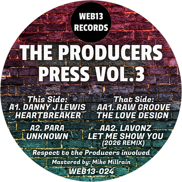 *PRE-ORDER* VARIOUS 'THE PRODUCERS PRESS VOL.3' 12"