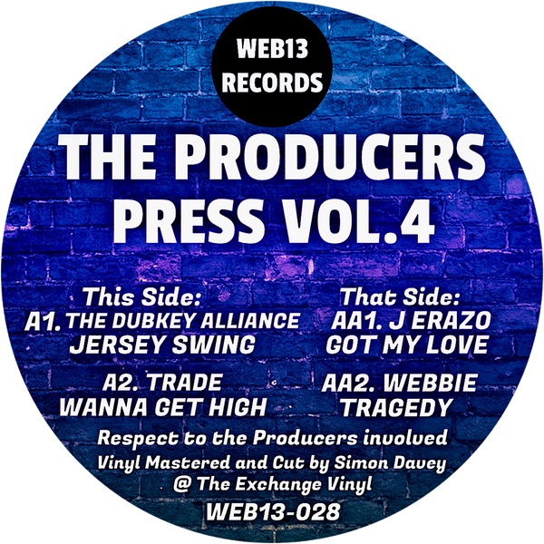 *PRE-ORDER* VARIOUS 'THE PRODUCERS PRESS VOL.4' 12"