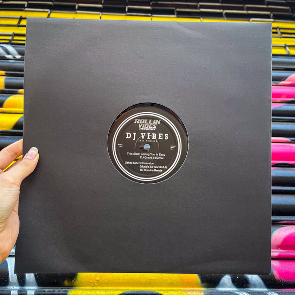 DJ VIBES 'OBSESSION / LOVING YOU IS EASY (GRAVIT-E REMIXES)' 12"