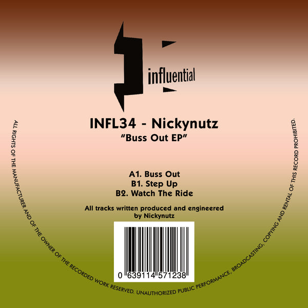 NICKYNUTZ 'BUSS OUT EP (GREEN WAX)' 12"