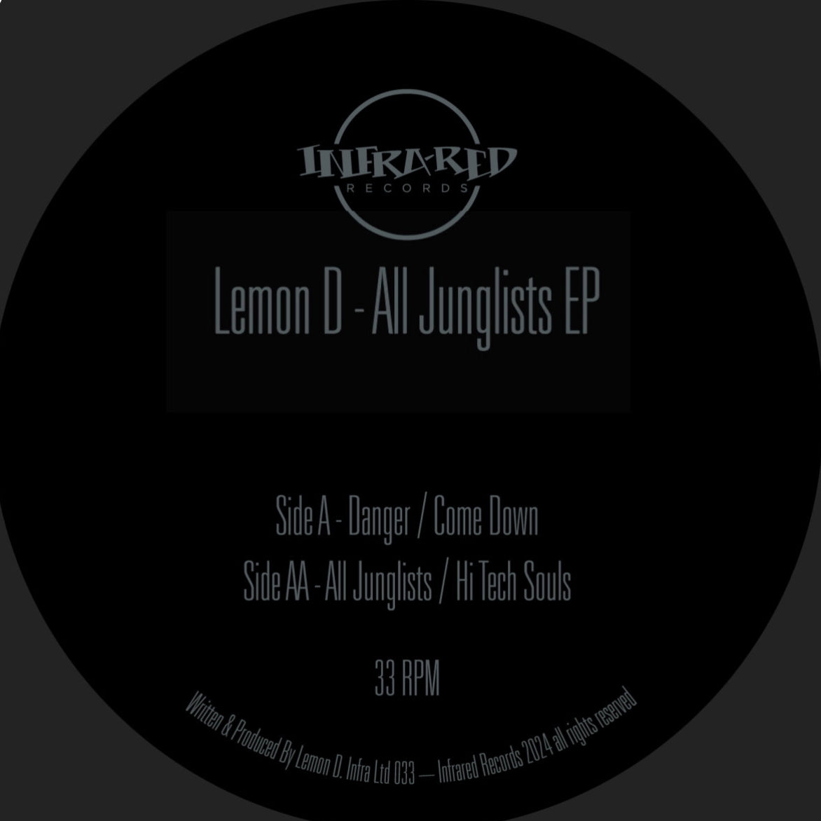 LEMON D 'ALL JUNGLISTS EP' 12"
