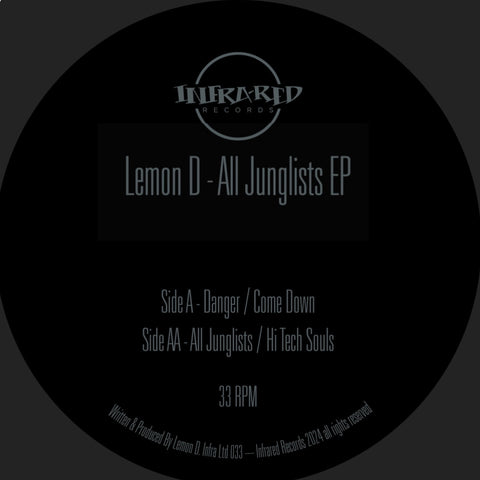 LEMON D 'ALL JUNGLISTS EP' 12"