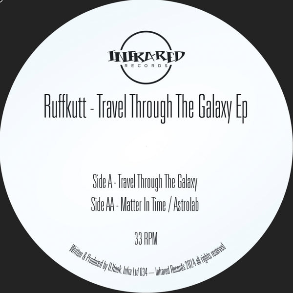 RUFFKUTT 'TRAVEL THROUGH THE GALAXY EP' 12"