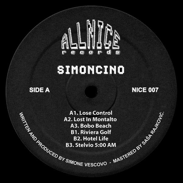 *PRE-ORDER* SIMONCINO 'BACK TO THE CLUB EP' 12"