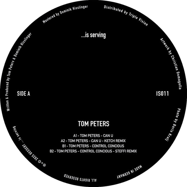 *PRE-ORDER* TOM PETERS 'CAN U' 12"
