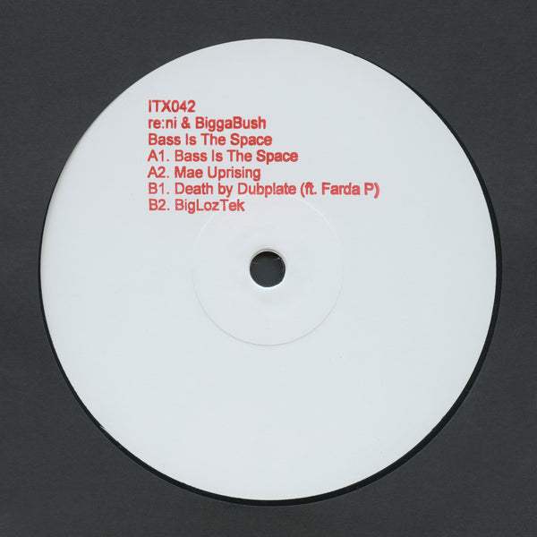 RE:NI & BIGGABUSH 'BASS IS THE SPACE' 12"