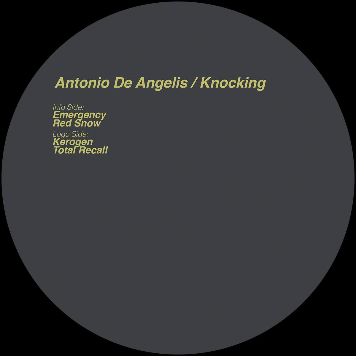 ANTONIO DE ANGELIS 'KNOCKING' 12" (VINYL ONLY)