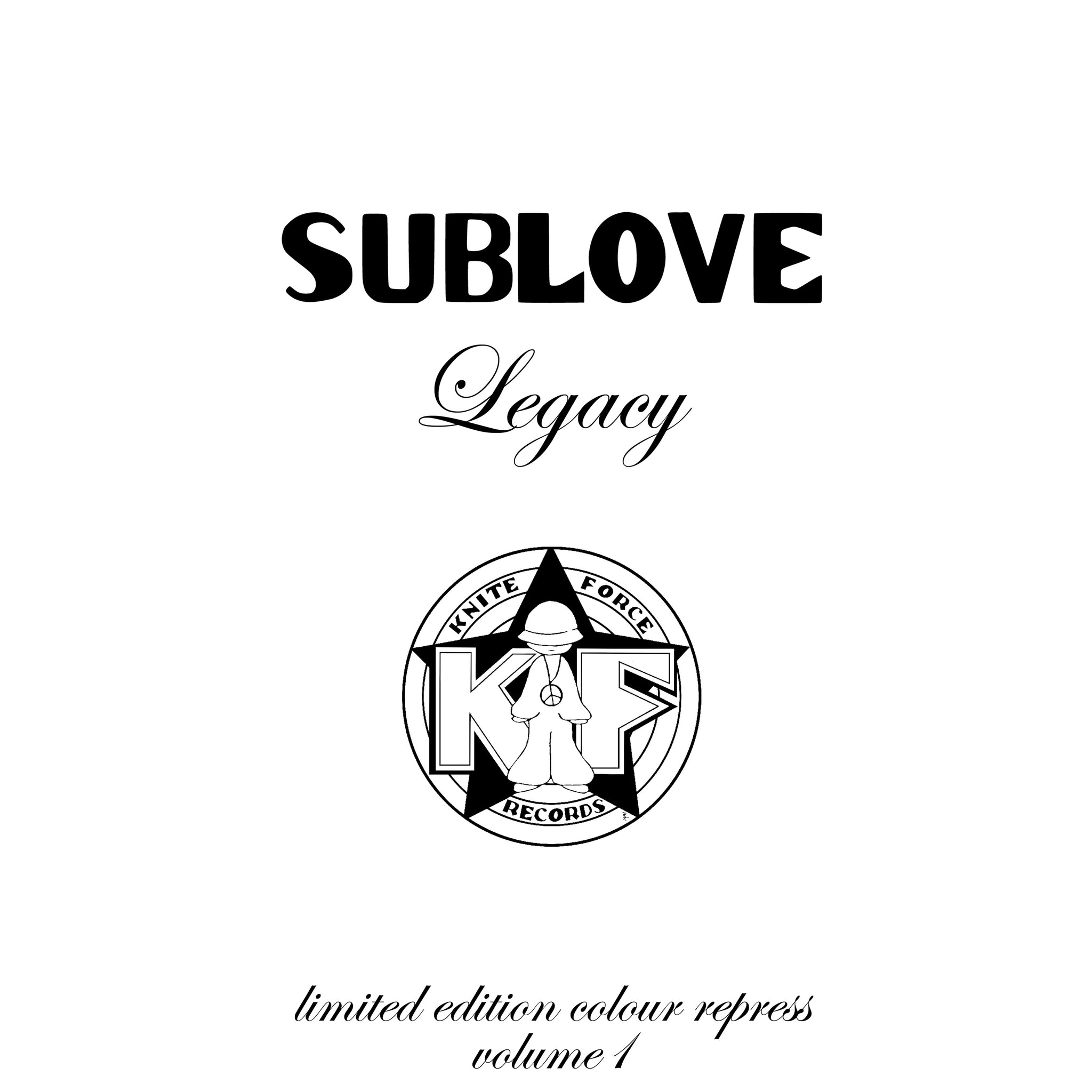 *PRE-ORDER* SUBLOVE 'LEGACY EP' 12" (WHITE REISSUE)