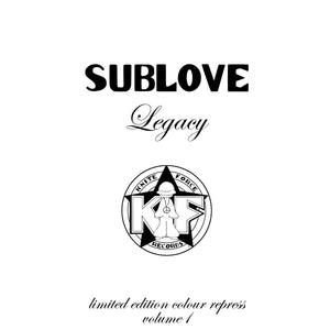 *PRE-ORDER* SUBLOVE 'LEGACY EP' 12" (WHITE REISSUE)