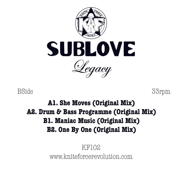 *PRE-ORDER* SUBLOVE 'LEGACY EP' 12" (WHITE REISSUE)