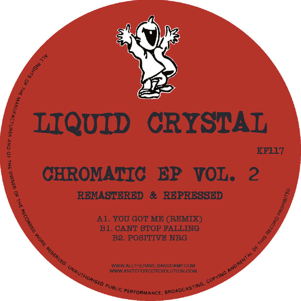 LIQUID CRYSTAL 'CHROMATIC EP - VOL 2' 12" (RED WAX)