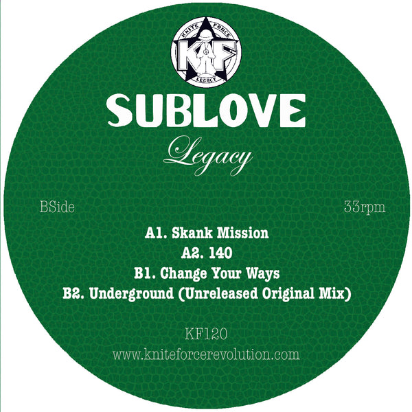 SUBLOVE 'LEGACY VOL.3' 12 (GREEN WAX)