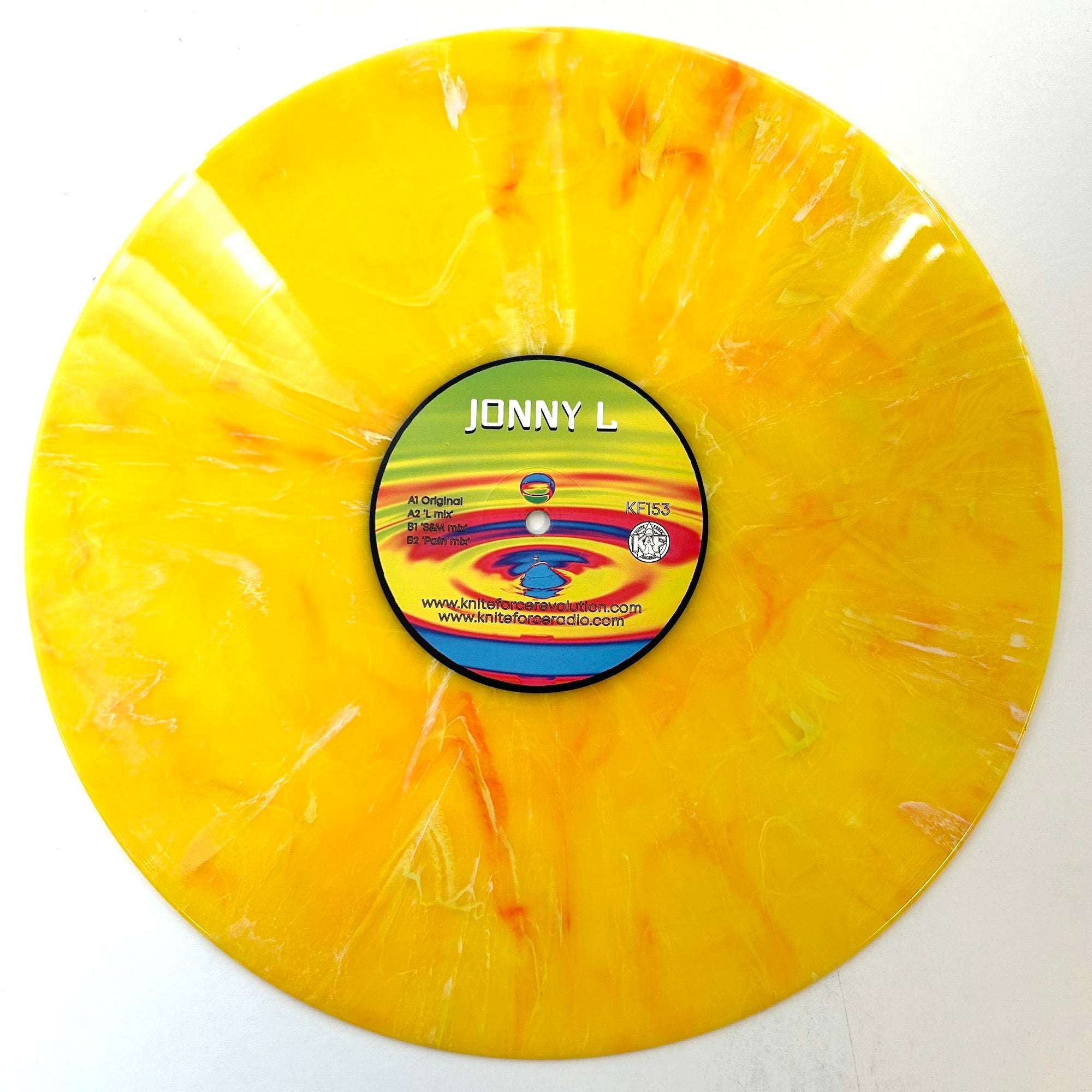 *BACK SOON* JONNY L 'HURT U SO' 12" (YELLOW & RED MARBLE)