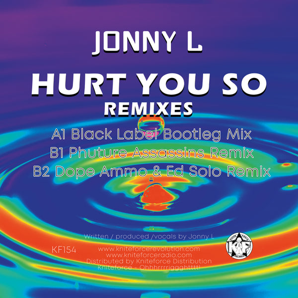 *PRE-ORDER* JONNY L 'HURT U SO REMIXES EP' 12" (PURPLE WAX)