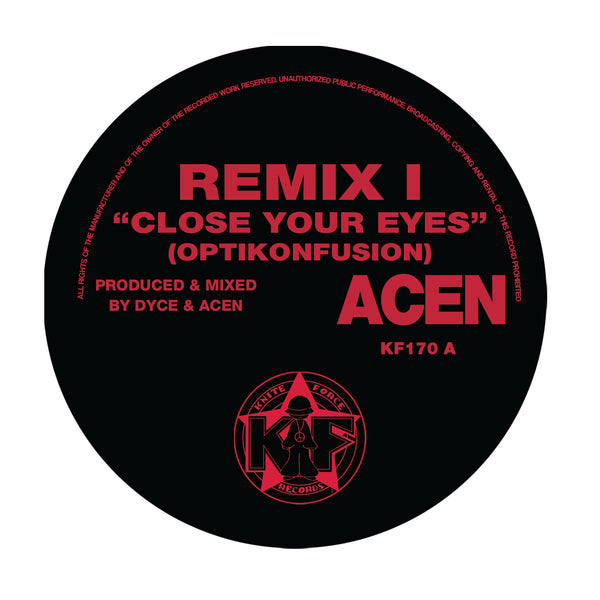 *PRE-ORDER* ACEN 'CLOSE YOUR EYES' 12"