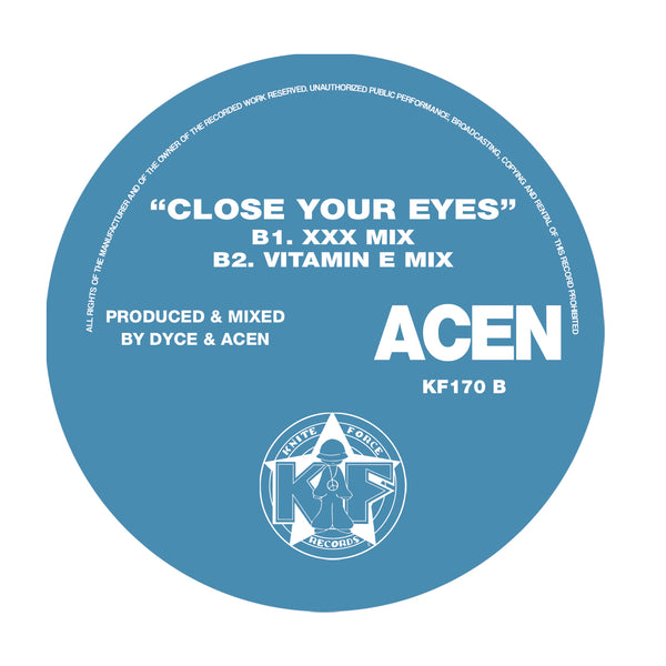 *PRE-ORDER* ACEN 'CLOSE YOUR EYES' 12"