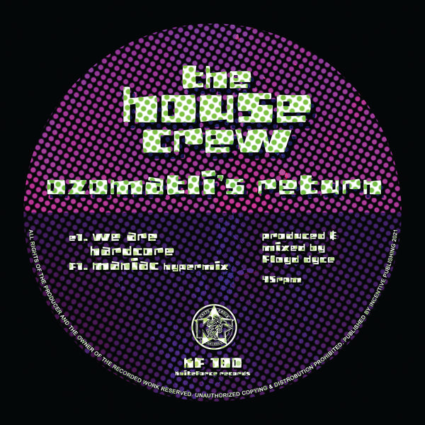 THE HOUSE CREW 'WE ARE HARDCORE' 12"