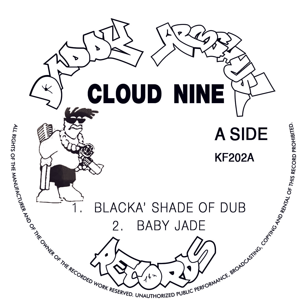 CLOUD NINE 'BLACKA SHADE OF DUB' 12" (GREEN WAX)