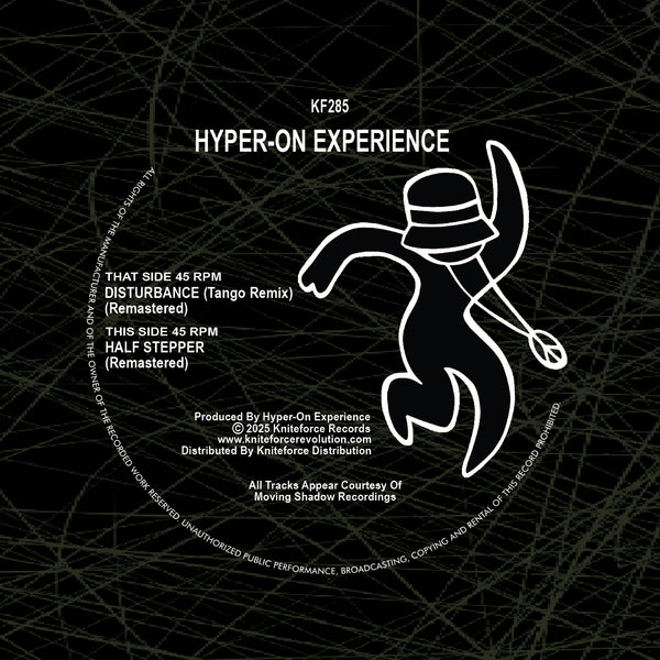 HYPER-ON EXPERIENCE 'DISTURBANCE (TANGO RMX) / HALFSTEPPER' 10"
