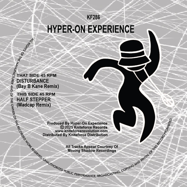 *BACK SOON* HYPER-ON EXPERIENCE 'DISTURBANCE / HALF STEPPER REMIXES' 10"