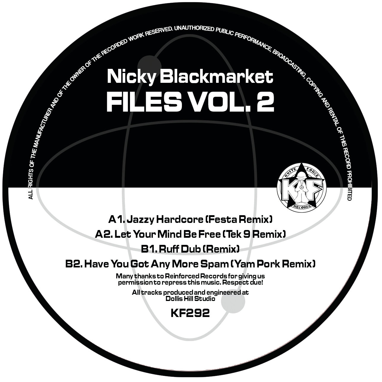 NICK-O-D 'SPAM VOL.1 REMIXES' 12"