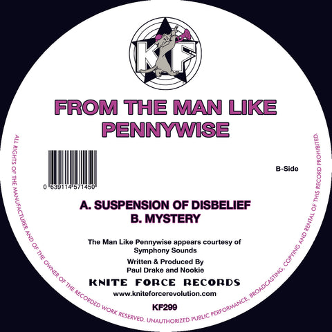 *PRE-ORDER* FROM THE MAN LIKE PENNYWISE 'SUSPENSION OF DISBELIEF' 12"