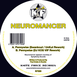 NEUROMANCER 'PENNYWISE (SECRET REMIXES)' 10"