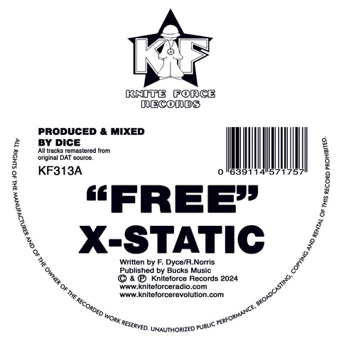 *PRE-ORDER* X-STATIC 'FREE' 12"