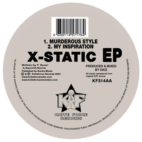 *PRE-ORDER* X-STATIC 'X-STATIC EP' 12"