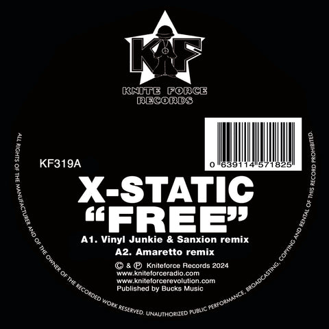 *PRE-ORDER* X-STATIC 'FREE (REMIXES)' 12"