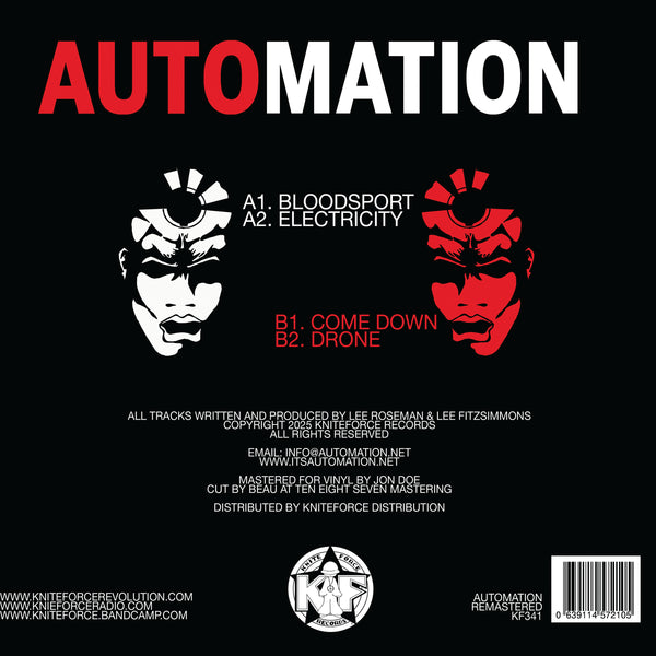 *BACK SOON* AUTOMATION 'THE RED EP' 12"