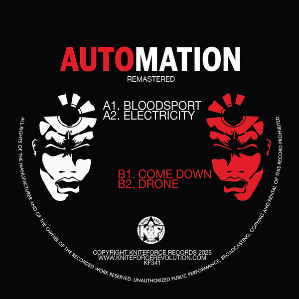 *BACK SOON* AUTOMATION 'THE RED EP' 12"