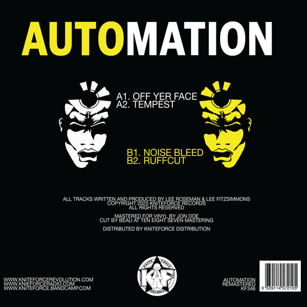 *PRE-ORDER* AUTOMATION 'THE YELLOW EP' 12"