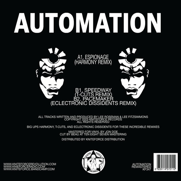 AUTOMATION 'THE REMIXES: PART TWO EP' 12"