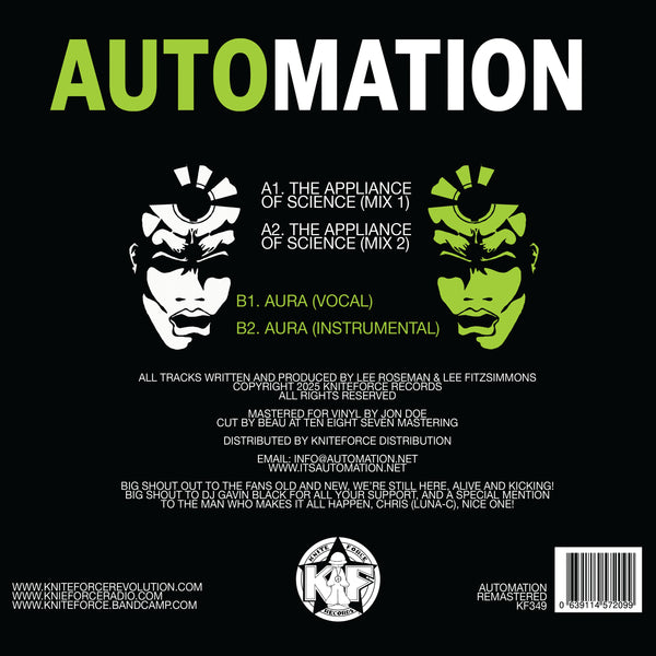 AUTOMATION 'THE APPLIANCE OF SCIENCE EP' 12"