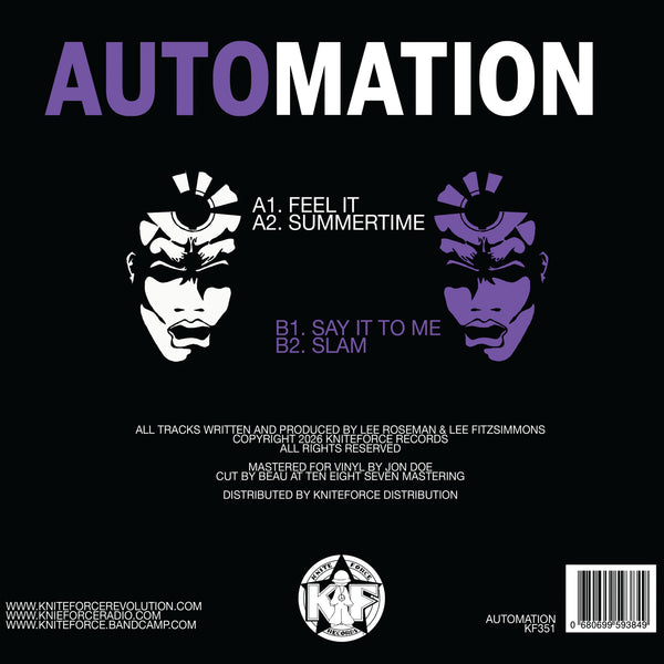 *PRE-ORDER* AUTOMATION 'THE PURPLE EP' 12"
