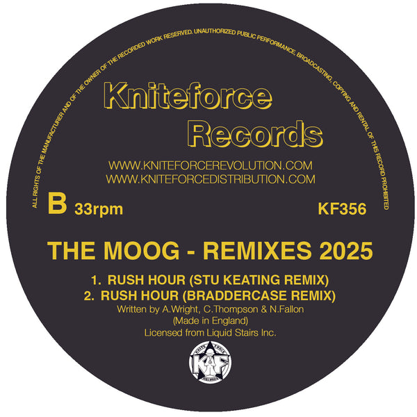THE MOOG 'REMIXES 2025 EP' 12"
