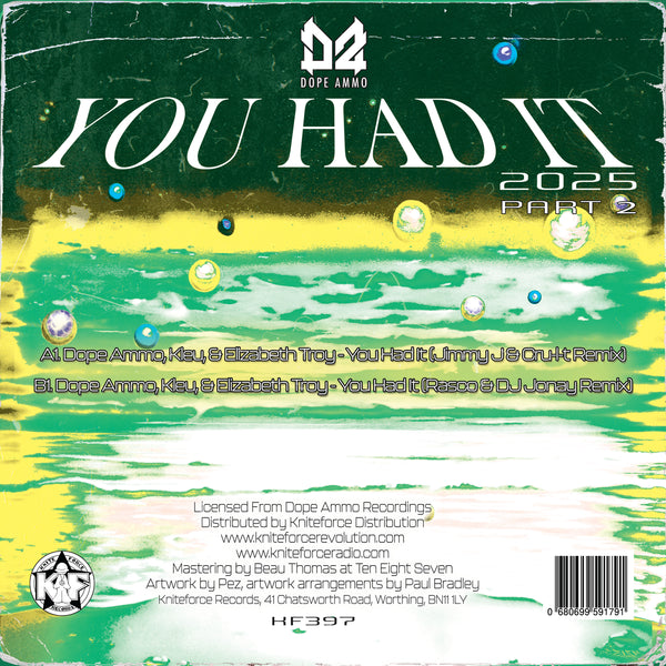DOPE AMMO & KLEU 'YOU HAD IT 2025 - PART 2' 12"
