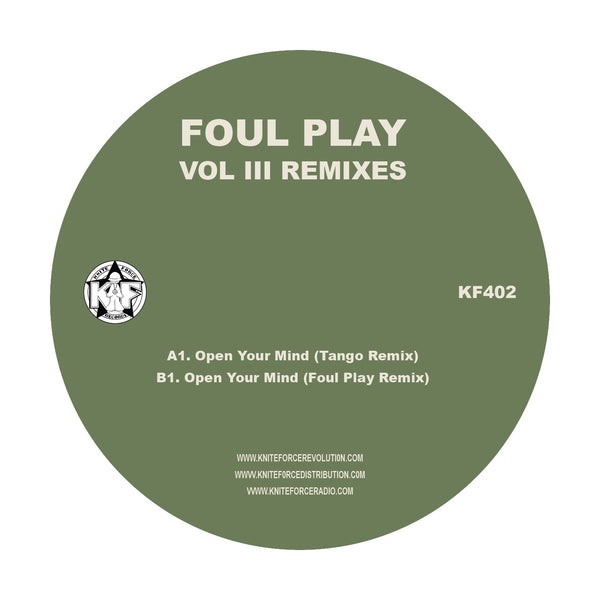 FOUL PLAY 'VOL III (REMIXES)' 12"