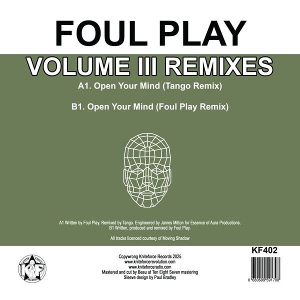 FOUL PLAY 'VOL III (REMIXES)' 12"
