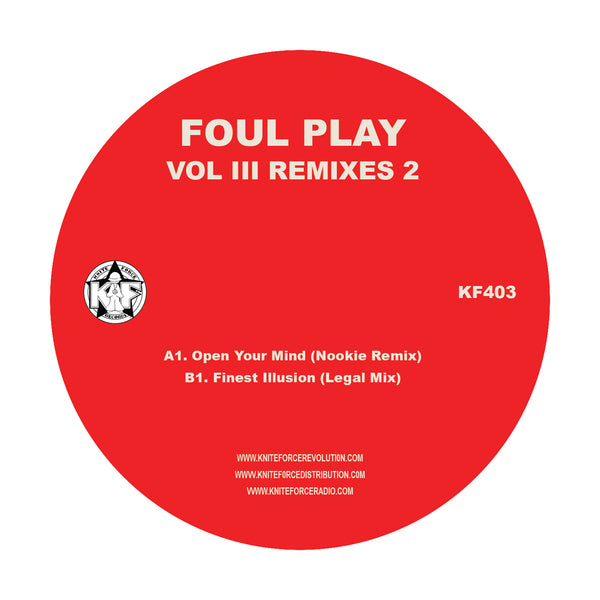 FOUL PLAY 'VOL III (REMIXES PART 2)' 12"