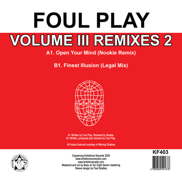 FOUL PLAY 'VOL III (REMIXES PART 2)' 12"