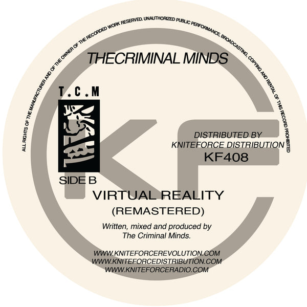 *PRE-ORDER* THE CRIMINAL MINDS 'BAPTISED BY DUB / VIRTUAL REALITY' 12"