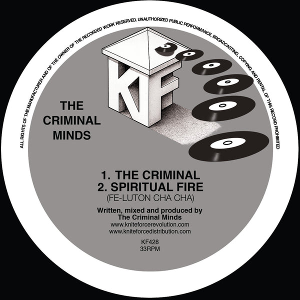 *PRE-ORDER* THE CRIMINAL MINDS 'THE CRIMINAL EP' 12"