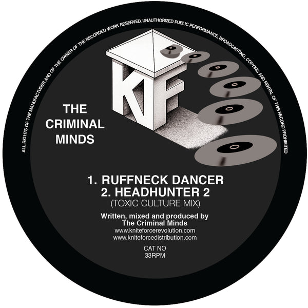 *PRE-ORDER* THE CRIMINAL MINDS 'THE CRIMINAL EP' 12"